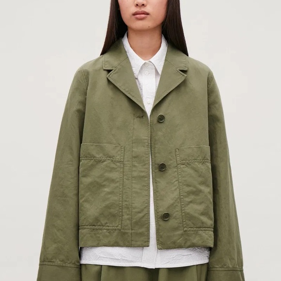 COS Jackets & Blazers - COS Casual Cotton-Linen Blazer